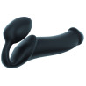 strap on me Gode + Plug STRAP-ON-ME Bendable XL 16 x 4.5 cm Noir